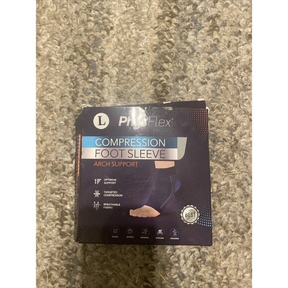 Physflex Compression Foot Sleeve Arch support Plantar Fasciitis New - Picture 1 of 2